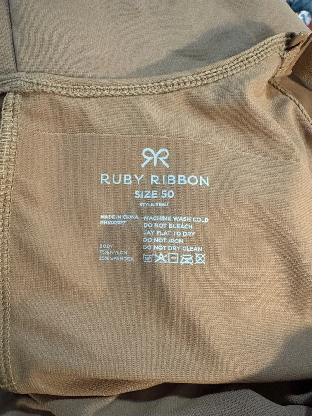 Ruby Ribbon Heritage Cami SZ 50 EUC - Picture 3 of 3
